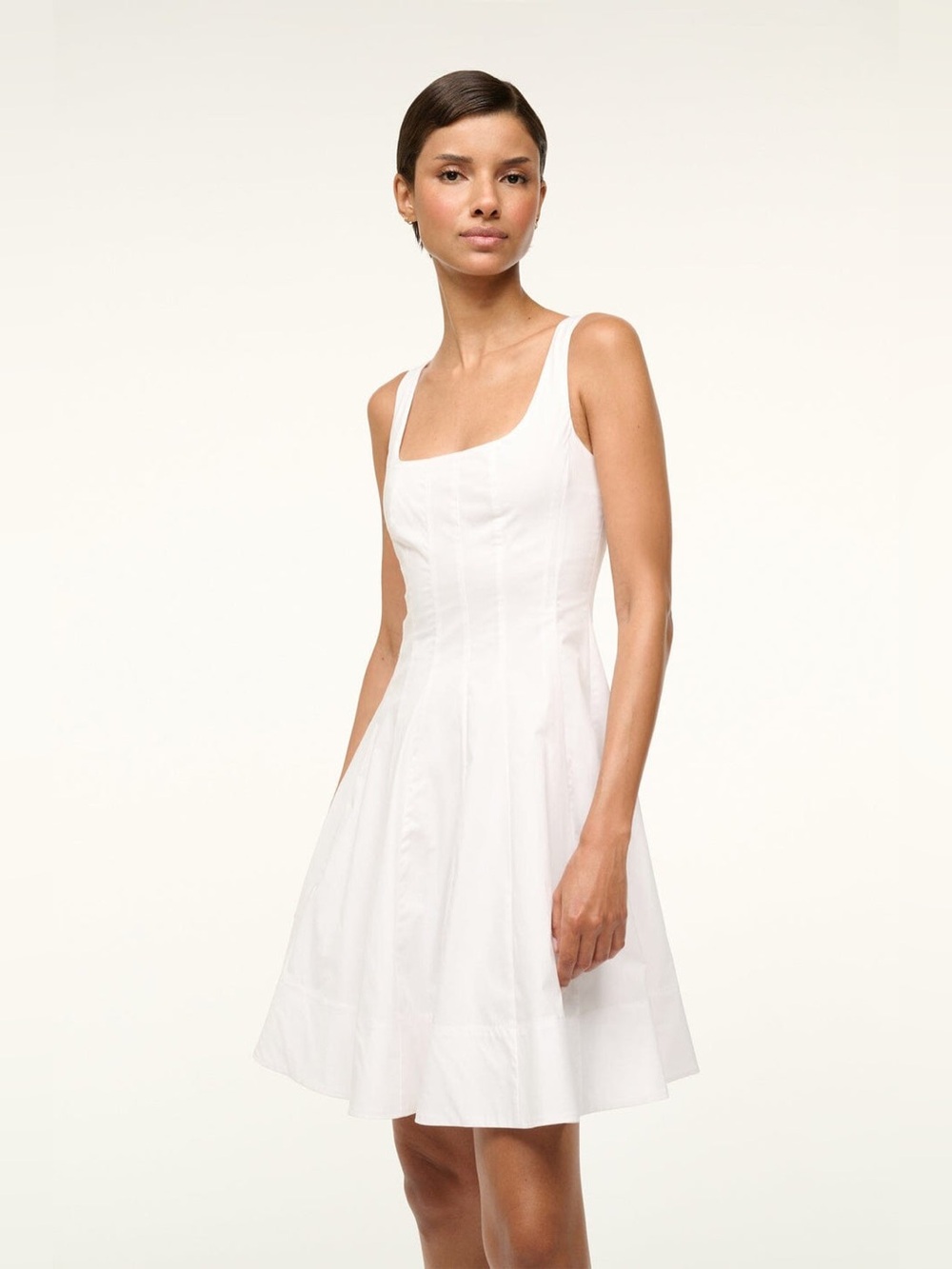 STAUD Wells Textured Mini Dress - Picture 3 of 12